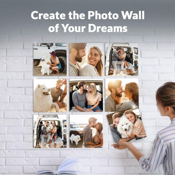 ArtPix 3D Personalized Glass Photo Frame - Peel & Stick, No Damage to Wall - Customized Gift - Custom Picture Wall Art Mix Tiles, Photo Print Gift - Image 3