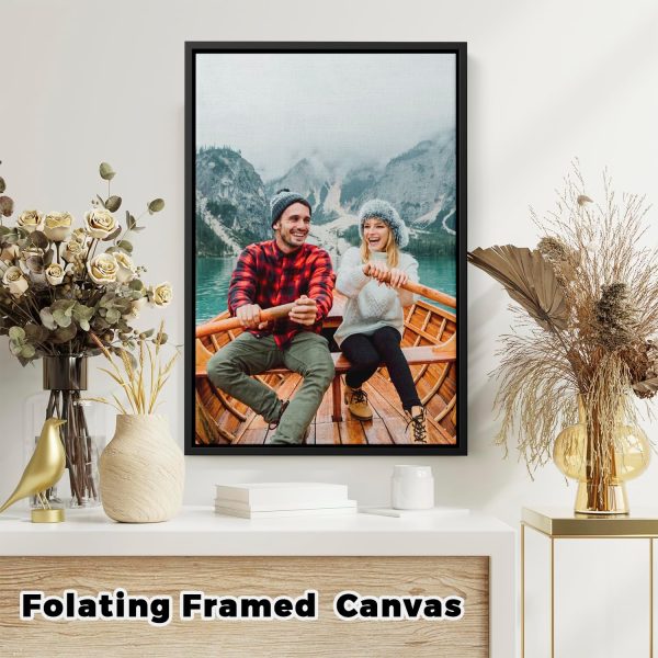 GMissT Canvas Prints With Your Photos - Personalized Pictures On Canvas Custom Poster for Home Decor - Floating Frames & Gift Wrapping Available - Image 3