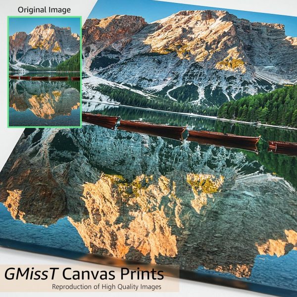 GMissT Canvas Prints With Your Photos - Personalized Pictures On Canvas Custom Poster for Home Decor - Floating Frames & Gift Wrapping Available - Image 4