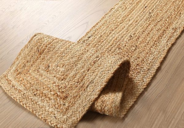 Jute Braided Table Runner - 13'' x 36'' Vintage Mats for Parties, Dining Table, Coasters - Decorative Placemats - 100% Jute Natural Fibers - Reversible - Rustic Farmhouse Look – The Home Talk - Image 8