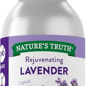 Nature's Truth Lavender Essential Oil Spray | 2.4 fl oz | for Room Aroma Mist, Topical Use, & Yoga