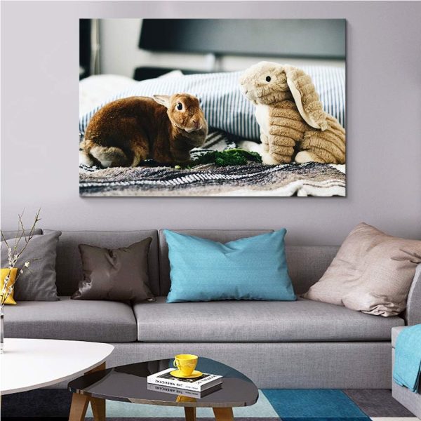 NWT Custom Canvas Prints with Your Photos for Pet/Animal, Personalized Canvas Pictures for Wall to Print Framed 8x10 inches - Image 2