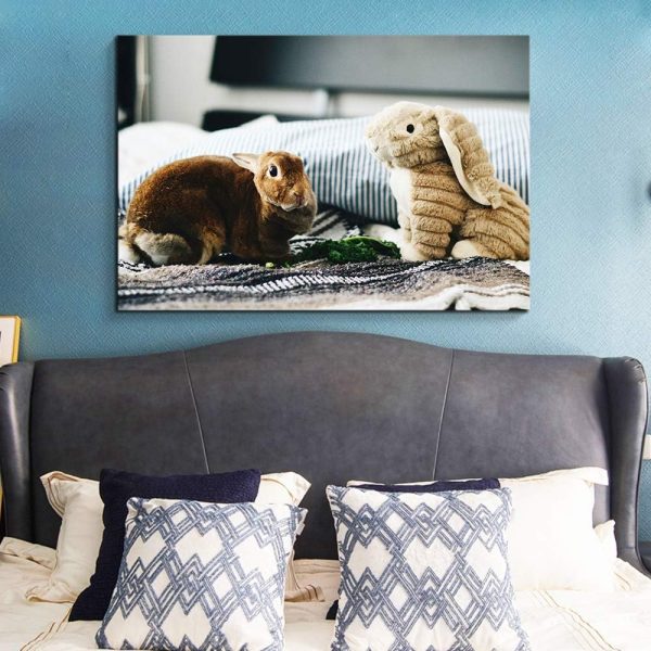 NWT Custom Canvas Prints with Your Photos for Pet/Animal, Personalized Canvas Pictures for Wall to Print Framed 8x10 inches - Image 3